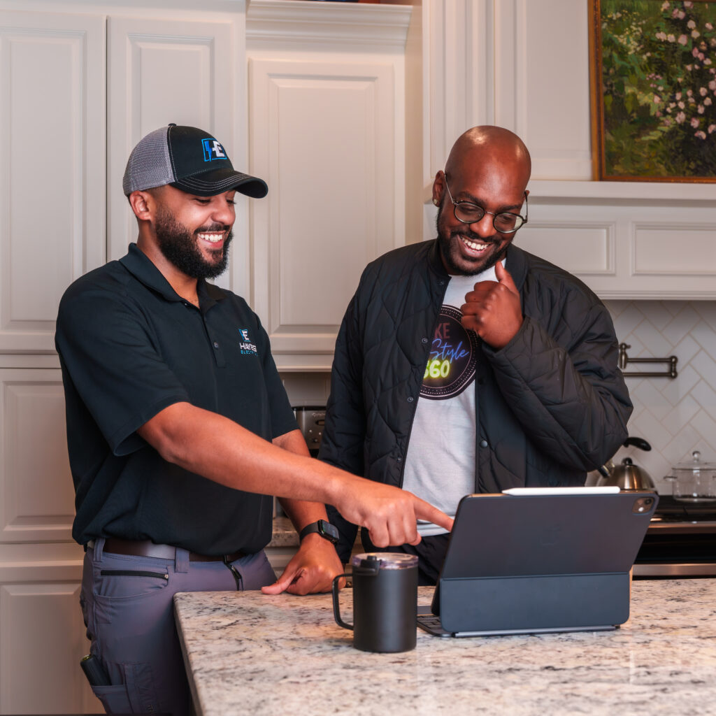 Our expert electricians provide thorough consultations, discussing your residential electrical needs and project plans.