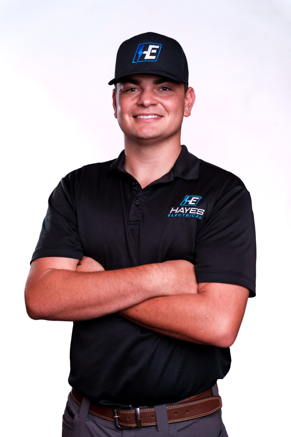 Hayden Courville, apprentice electrician at Hayes Electrical