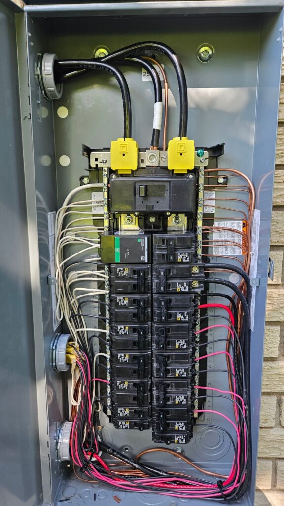 Our expert electricians meticulously install and wire new electrical panels, ensuring safe and reliable power distribution.